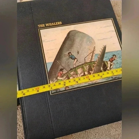 VINTAGE 1970'S COFFEE TABLE ART BOOK - The Whalers , Time Life Books EUC Large - Picture 12 of 13